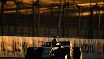SOCHI, RUSSIA - SEPTEMBER 29: Alexander Albon of Thailand and DAMS drives during the feature race of Formula 2 at Sochi Autodrom on September 29, 2018 in Sochi, Russia. (Photo by Clive Mason/Getty Images)