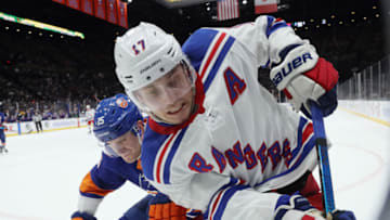 Jesper Fast #17 of the New York Rangers s (Photo by Bruce Bennett/Getty Images)