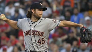 Houston Astros pitcher Gerrit Cole (Photo by John McCoy/Getty Images)