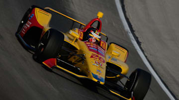 FORT WORTH, TX - JUNE 08: Ryan Hunter-Reay, driver of the #28 DHL Honda (Photo by Robert Laberge/Getty Images)