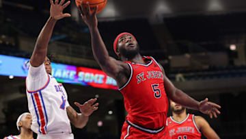 St. John's basketball guard Dylan Addae-Wusu (Photo by Michael Reaves/Getty Images)