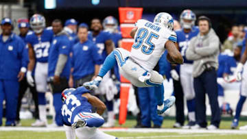 EAST RUTHERFORD, NJ - DECEMBER 18: Eric Ebron