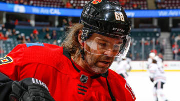 CALGARY, AB - DECEMBER 31: Jaromir Jagr
