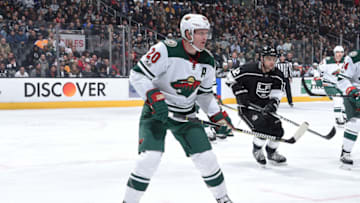 LOS ANGELES, CA - DECEMBER 5: Ryan Suter #20 of the Minnesota Wild skates on ice during a game against the Los Angeles Kings at STAPLES Center on December 5, 2017 in Los Angeles, California. (Photo by Adam Pantozzi/NHLI via Getty Images) *** Local Caption ***