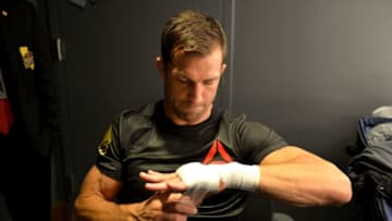 INGLEWOOD, CA - JUNE 04: Luke Rockhold prepares before his fight against Michael Bisping during the UFC 199 event at The Forum on June 4, 2016 in Inglewood, California. (Photo by Brandon Magnus/Zuffa LLC/Zuffa LLC via Getty Images)