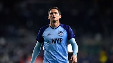 Nov 6, 2016; New York, NY, USA; New York City FC midfielder Frank Lampard (8) in action during warm-ups against the Toronto FC at Yankee Stadium. Mandatory Credit: Derik Hamilton-USA TODAY Sports
