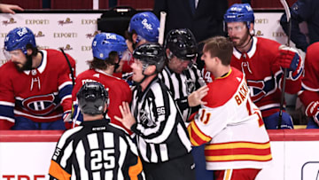 Apr 16, 2021; Montreal, Quebec, CAN; Montreal Canadiens. Mandatory Credit: Jean-Yves Ahern-USA TODAY Sports