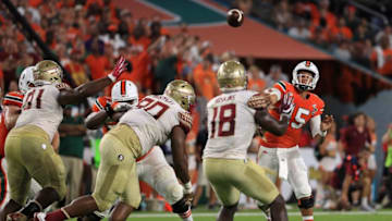 MIAMI GARDENS, FL - OCTOBER 08: Brad Kaaya