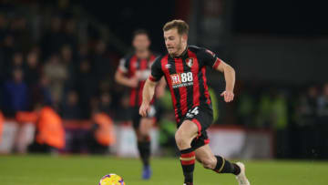 BOURNEMOUTH, ENGLAND - JANUARY 30: Ryan Fraser of Bournemouth during the Premier League match between AFC Bournemouth and Chelsea FC at Vitality Stadium on January 30, 2019 in Bournemouth, United Kingdom. (Photo by Robin Jones - AFC Bournemouth/AFC Bournemouth via Getty Images)
