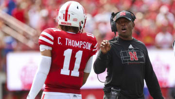 Nebraska Cornhuskers interim head coach Mickey Joseph speaks (Kevin Jairaj-USA TODAY Sports)