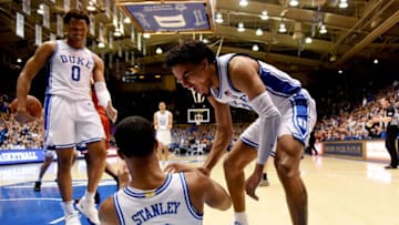 Duke basketball guards Cassius Stanley and Tre Jones (Rob Kinnan-USA TODAY Sports)