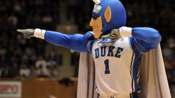 Duke basketball mascot (Photo by Lance King/Getty Images)