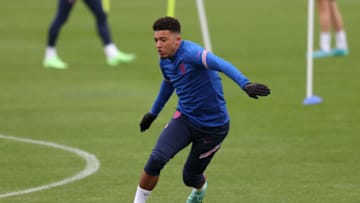 Jadon Sancho of England (Photo by Catherine Ivill/Getty Images)