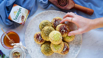 Molly Yeh and Boursin holiday collaboration, photo provided by Boursin