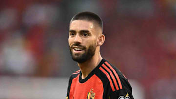 BRUSSELS, BELGIUM - JUNE 17: Yannick Carrasco of Belgium during the UEFA European Qualifiers 2024 match between Belgium and Austria at King Baudouin Stadium on June 17, 2023 in Brussels, Belgium. (Photo by Sebastian Frej/MB Media/Getty Images)