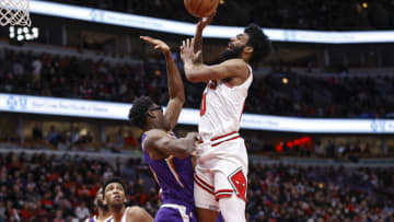 Coby White, Jalen Smith, Chicago Bulls (Credit: Kamil Krzaczynski-USA TODAY Sports)