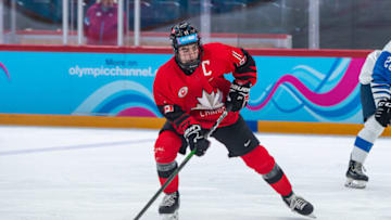 LAUSANNE, SWITZERLAND - JANUARY 22: #11 Matthew Savoie (Photo by RvS.Media/Monika Majer/Getty Images)
