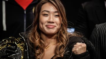 Angela Lee poses for photos ahead of her ONE: A NEW ERA bout with ONE Championship (Amy Kaplan/FanSided)