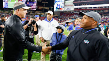 Former Auburn football head coach Gus Malzahn was ripped for the insinuation that his program is among the best in the state of Florida Mandatory Credit: Nathan Ray Seebeck-USA TODAY Sports