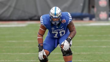 Darian Kinnard (Photo by Don Juan Moore/Getty Images)