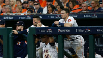 HOUSTON, TX - OCTOBER 06: Alex Bregman #2 of the Houston Astros (Photo by Tim Warner/Getty Images)