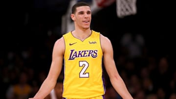 NEW YORK, NY - DECEMBER 12: Lonzo Ball (Photo by Abbie Parr/Getty Images)