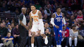 Kent Bazemore #24 of the Atlanta Hawks (Photo by Mitchell Leff/Getty Images)