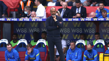 LONDON, ENGLAND - SEPTEMBER 11: Nuno Espirito Santo, Manager of Tottenham Hotspur looks on during the Premier League match between Crystal Palace and Tottenham Hotspur at Selhurst Park on September 11, 2021 in London, England. (Photo by Paul Harding/Getty Images)