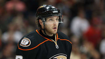 ANAHEIM, CA - MARCH 01: Bobby Ryan #9 of the Anaheim Ducks looks on against the Minnesota Wild at Honda Center on March 1, 2013 in Anaheim, California. (Photo by Jeff Gross/Getty Images)