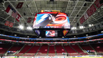 PNC Arena, Home of the Carolina Hurricanes (Photo by Greg Thompson/Icon Sportswire via Getty Images)