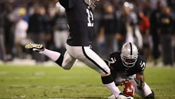 OAKLAND, CA - NOVEMBER 06: Sebastian Janikowski