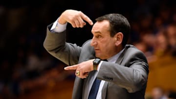 Duke basketball head coach Mike Krzyzewski (Photo by Grant Halverson/Getty Images)