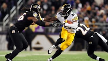 Nov 28, 2013; Baltimore, MD, USA; Pittsburgh Steelers running back Le