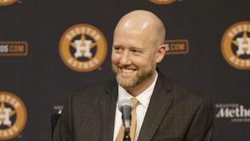 Houston Astros GM James Click (Photo by Bob Levey/Getty Images)