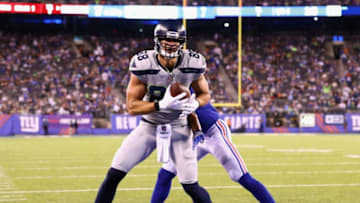 EAST RUTHERFORD, NJ - OCTOBER 22: Jimmy Graham (Photo by Al Bello/Getty Images)