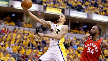 INDIANAPOLIS, IN - APRIL 29: George Hill