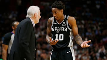 San Antonio Spurs DeMar DeRozan (Photo by Michael Reaves/Getty Images)