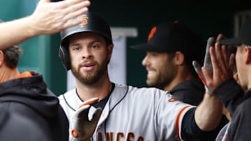 Brandon Belt is putting up big numbers so far in 2016, leading the San Francisco Giants in several major offensive categories.
Kenny Karst-USA TODAY Sports