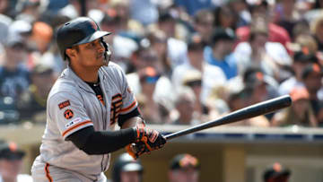 SF Giants second baseman Donovan Solano is the perfect example of how a minor-league free-agent signing can be a major contributor.(Photo by Denis Poroy/Getty Images)