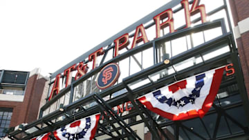SAN FRANCISCO - APRIL 7: San Francisco Giants fans enter AT
