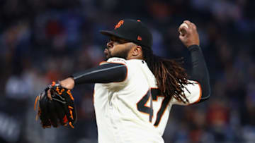 SAN FRANCISCO, CA - SEPTEMBER 12: Johnny Cueto