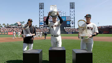 SAN FRANCISDreaming of a Perfect Reunion Between San Francisco Giants and Tim LincecumCO, CA - APRIL 13: (L-R) Tim Lincecum