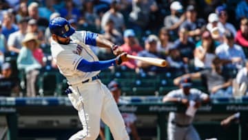 Domingo Santana. (Photo by Lindsey Wasson/Getty Images)