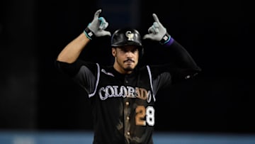 Nolan Arenado. (Photo by Kevork Djansezian/Getty Images)