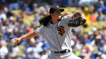 LOS ANGELES, CA - SF Giants RHP Dereck Rodriguez was claimed by the Detroit Tigers. (Photo by Jayne Kamin-Oncea/Getty Images)