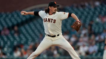 Giants pitcher Jeff Samardzija. (Photo by Thearon W. Henderson/Getty Images)