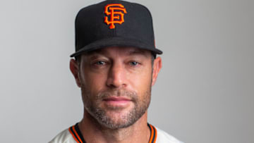 Gabe Kapler of the San Francisco Giants. (Photo by Rob Tringali/Getty Images)