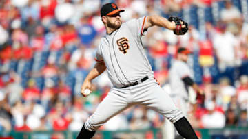 PHILADELPHIA, PA - JULY 22: Brad Penny #31 of the San Francisco Giants throws a pitch in the 12th inning of the game against the Philadelphia Phillies at Citizens Bank Park on July 22, 2012 in Philadelphia, Pennsylvania. The Phillies won 4-3 in the 12th inning. (Photo by Brian Garfinkel/Getty Images)