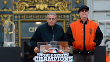 After the SF Giants agreed to a four-year contract extension with KNBR, fans can expect to here plenty of Mike Krukow and Duane Kuiper on 680 AM. (Photo by Thearon W. Henderson/Getty Images)