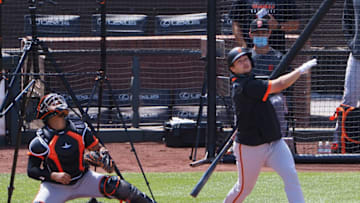 SF Giants prospect Will Wilson during his time at the alternate site. (Kelley L Cox-USA TODAY Sports)